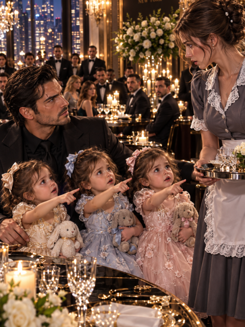 “MAMA.” The First Word Spoken by the Mafia Boss’s 3 Silent Daughters Froze the Entire Restaurant.