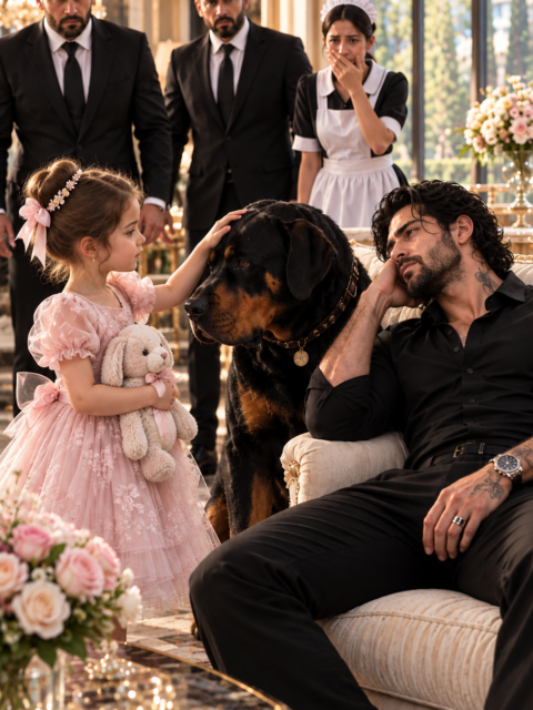 The Mafia Boss’s Guard Dog Wouldn’t Let Anyone Near Him — Until a Maid’s Little Girl Walked Straight Toward the One Animal Nobody Dared Approach