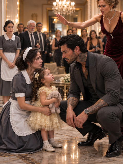 The Mafia Boss’s Fiancée Slapped Me in Front of Twelve Crime Families — Then He Found a Traitor’s Mark Stitched Into My Daughter’s Teddy Bear