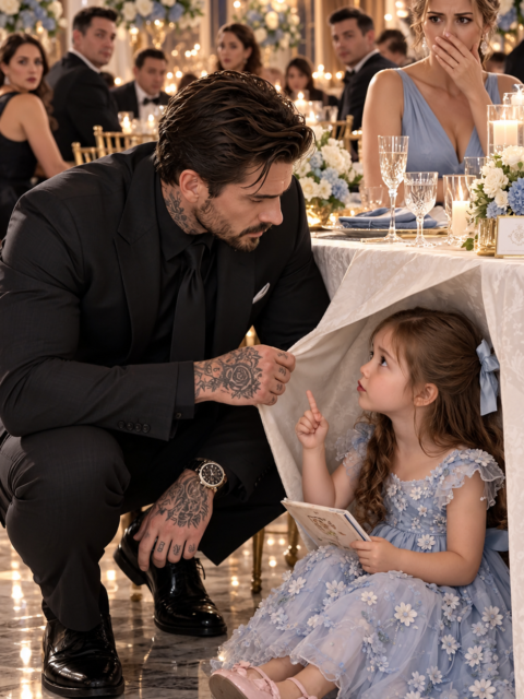 “Don’t Move, Sir. Just Look Under the Table.” A Four-Year-Old’s Whisper Stopped Aleandro Moretti Cold at His Own Gala