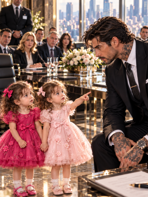 “Mommy says you’re our dad… and there’s no food left at home.”