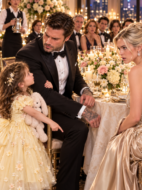 “Don’t Marry Her, Sir. Look Under the Table.” A 3-Year-Old’s Whisper Silenced an Entire Engagement Dinner