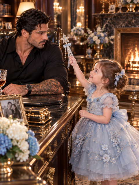 “I’ll Give You Three Wishes,” the Maid’s Little Girl Told the Mafia Boss. Her Words Stunned Him — Then She Pointed at His Dead Brother’s Picture