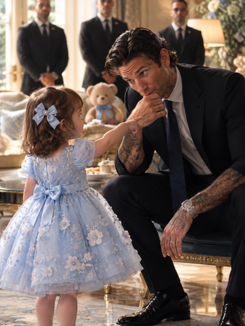 The Maid’s Little Girl Sent the Mafia Boss to Time-Out… Then the Whole Room Burst Out Laughing