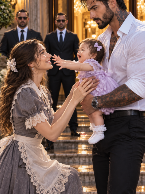 “Please, Nico, Stop Crying!” The Ruthless Mafia Boss Begged His Screaming Baby… Until a Grieving Stranger in the Rain Held Out Her Arms and the Baby Called Her “Mama”