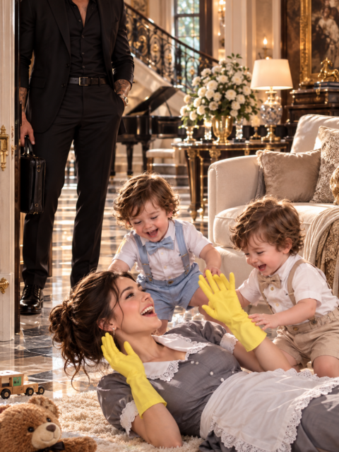 “Sir, When You’re Gone, She Does Strange Things.” He Faked a Business Trip to Catch His Nanny — Then His Sons Called Her “Mama” and Pointed Down the Hall