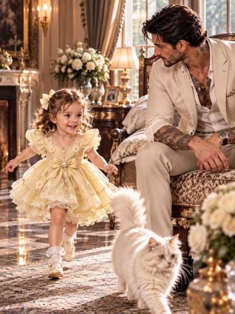 A White Cat Led My Daughter Through a Forbidden Door — Then a Locket Around Her Neck Revealed She Was the Heir Nobody Was Supposed to Know Existed